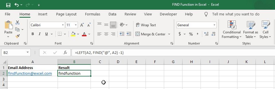 Пример использования FIND вместе с LEFT
