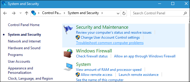 Устранение неполадок в Панели управления Windows 7/8