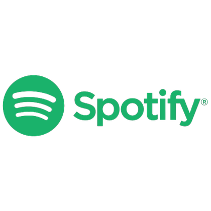 Логотип Spotify на прозрачном фоне.