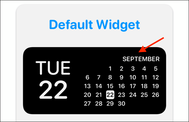 Нажмите на превью виджета