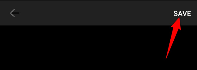 Нажмите «Сохранить» в правом верхнем углу, чтобы применить баннер.