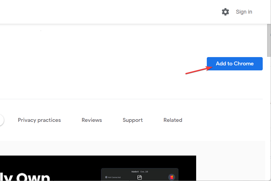 кнопка добавить в Chrome