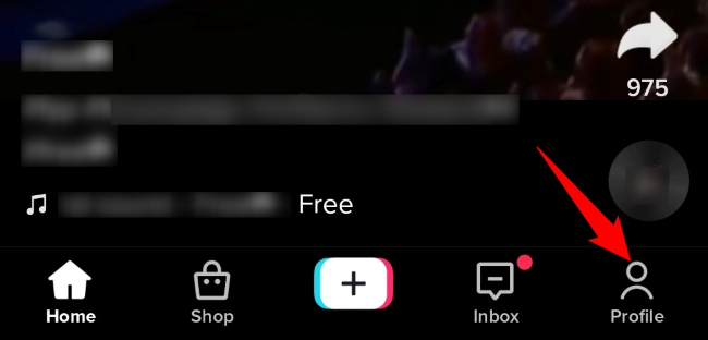 Нажмите «Профиль» в нижней части экрана.