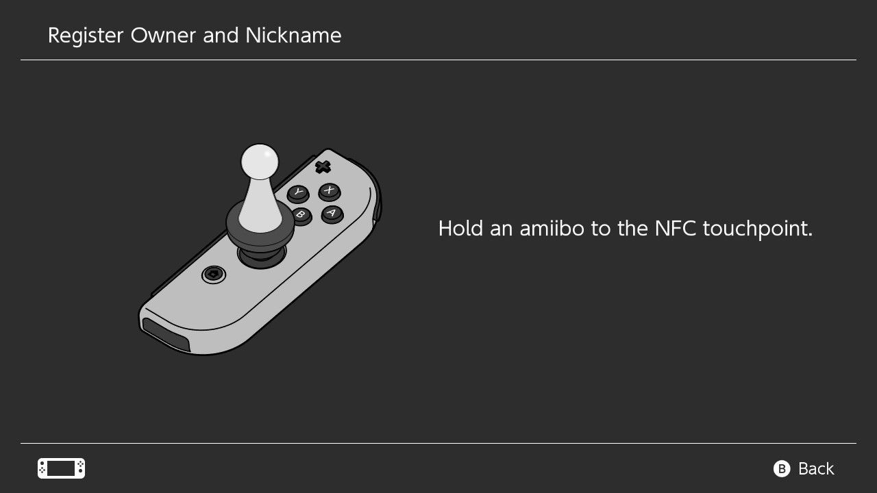 Сканирование amiibo на контроллере