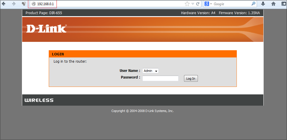 Интерфейс Wireless Security в веб‑интерфейсе роутера