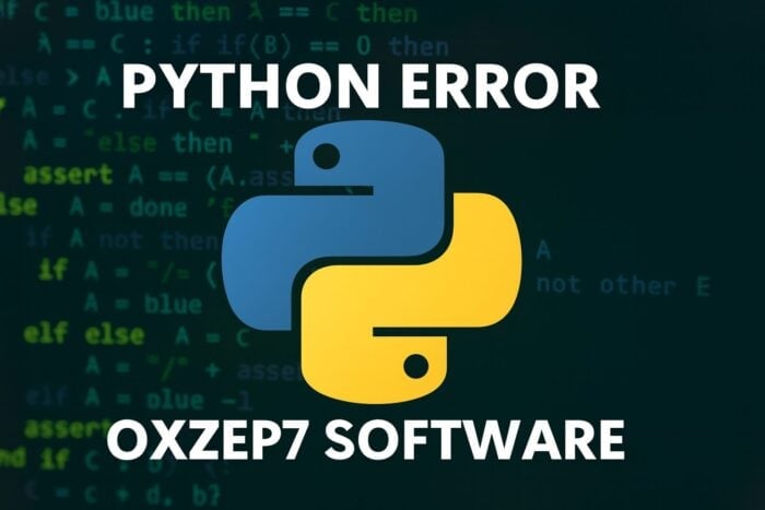 Errore Python oxzep7: come risolvere