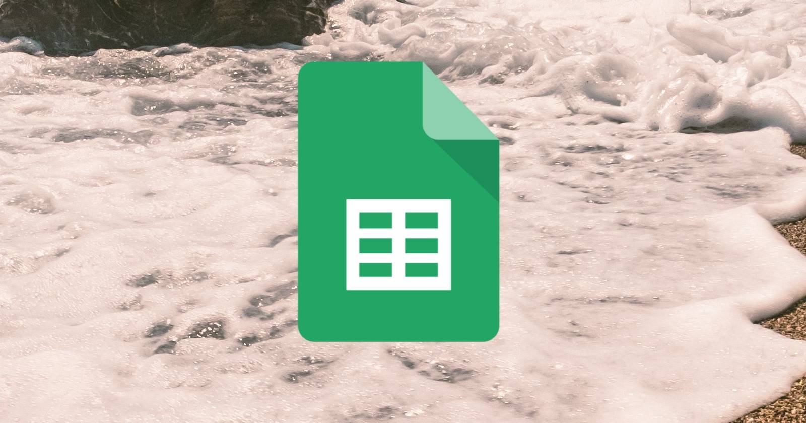 Посчитать непустые ячейки в Google Sheets