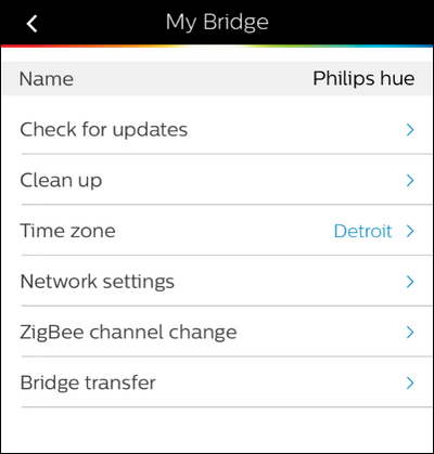 Экран My Bridge — запуск мастера переноса
