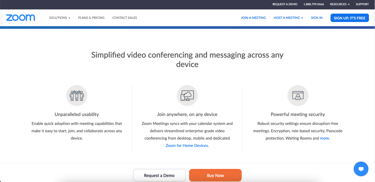 Решения Zoom: видео и комнаты