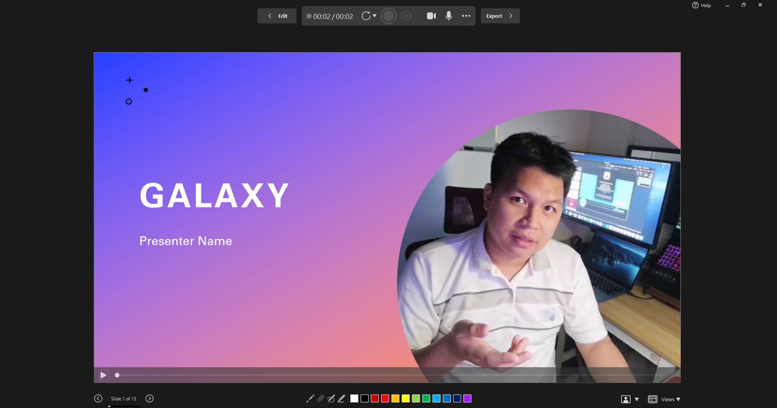 Cameo в PowerPoint 365 — запись презентаций с видео