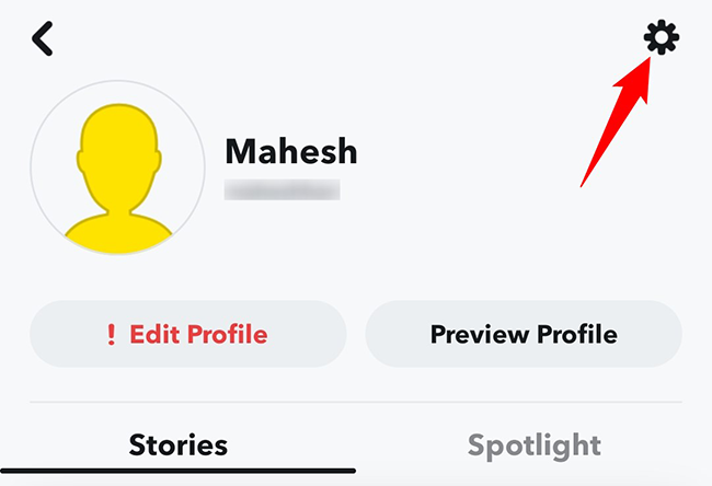 Tap gear in the top-right corner.