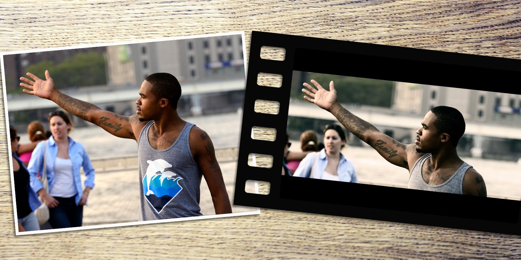 Создать кинематографический кадр в Photoshop