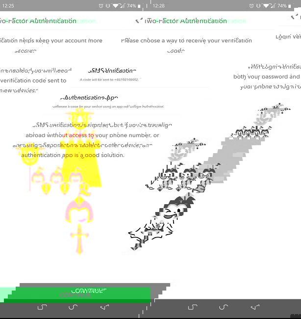 Vérification de connexion Snapchat