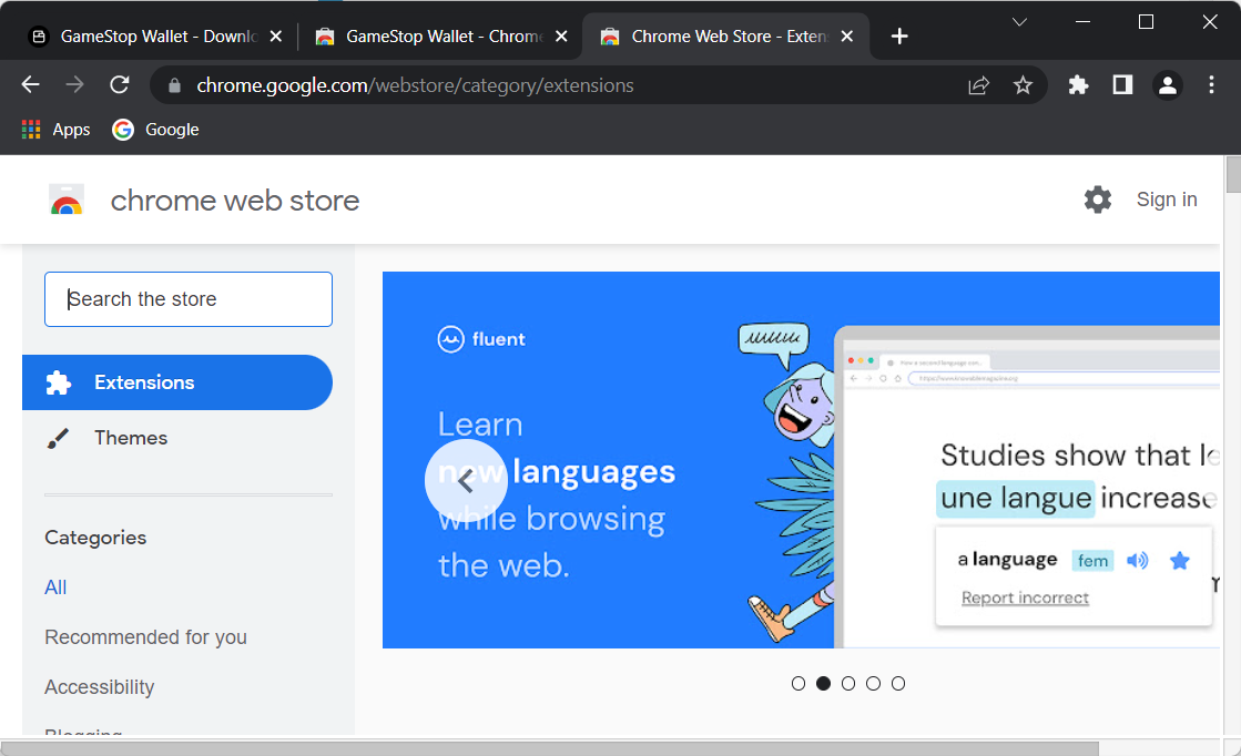 иконка Chrome Web Store