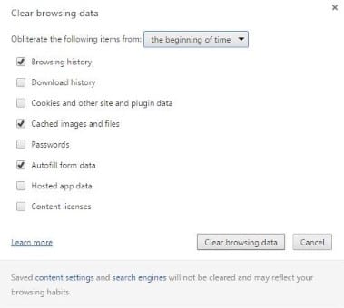 Как быстро очистить историю браузера