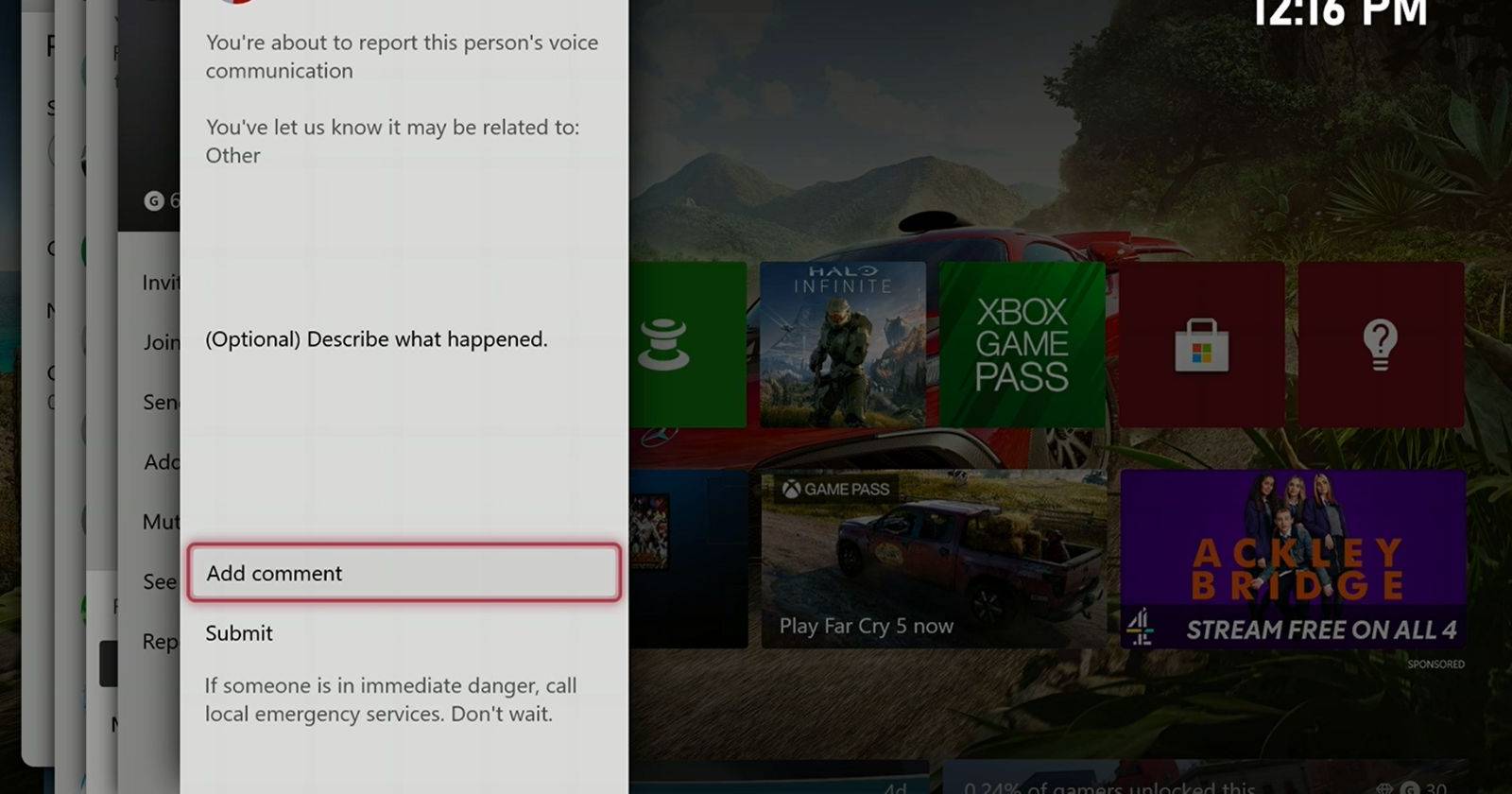 Как заблокировать или пожаловаться на пользователя в Xbox