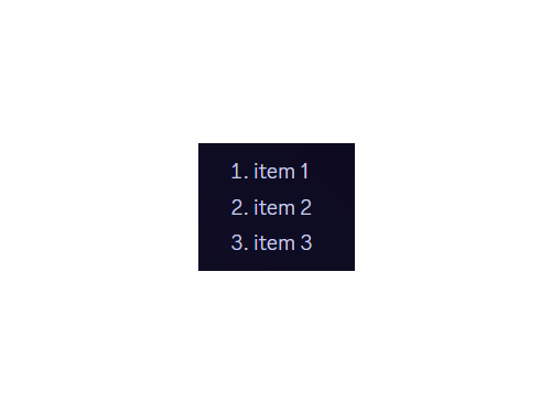 Нумерованный список в Discord.