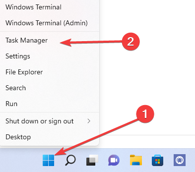 Окно Диспетчера задач Windows