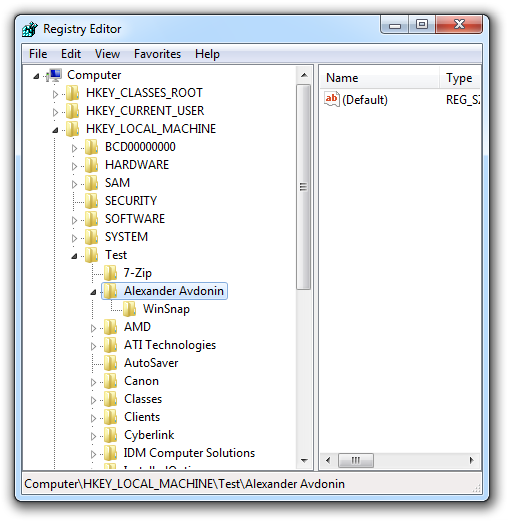 Экспорт и редактирование .reg для выборочного восстановления ключей