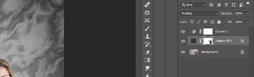 выбор маски Pattern Fill 1