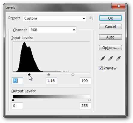 Использование масок для очистки краёв