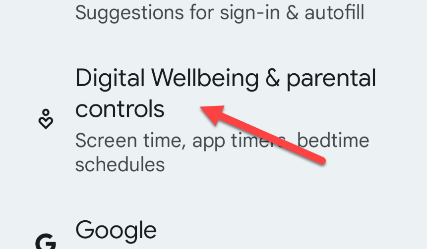 Экран Digital Wellbeing на Pixel