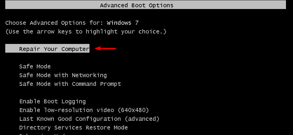 Сброс Windows 7 к заводским настройкам