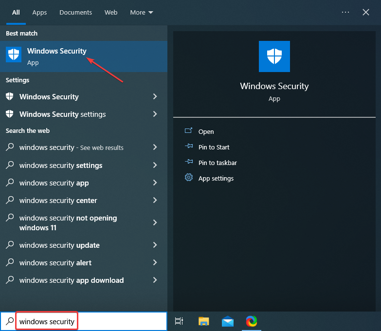 windows security