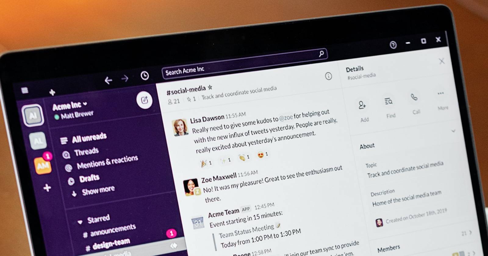 Убрать «Отметить как прочитанное» в Slack