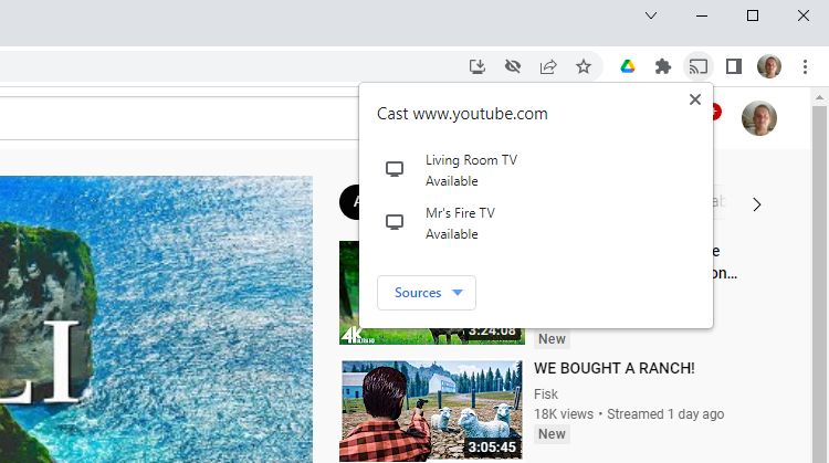Трансляция с Chrome на Chromecast