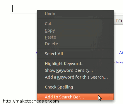 Adicionar mecanismo de pesquisa ao Firefox