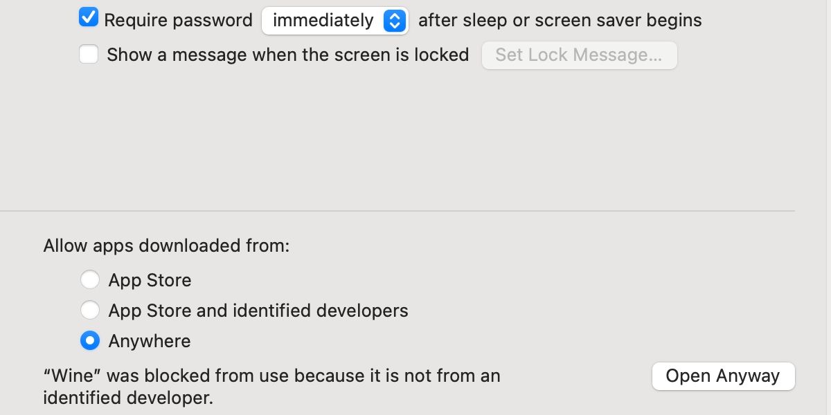 Системные настройки Безопасность и конфиденциальность с Gatekeeper