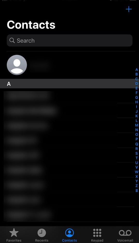Добавление нового контакта с адресом