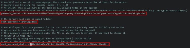 Конфигурация Graylog