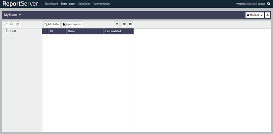 TeamSpace в ReportServer