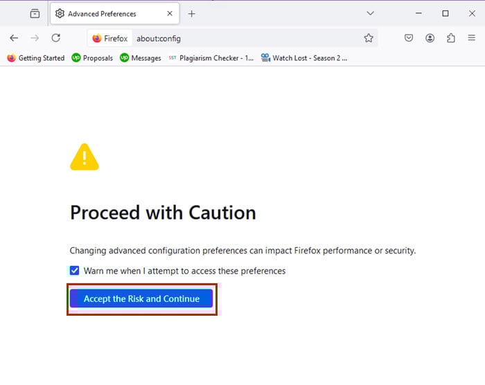 Принять риск и продолжить