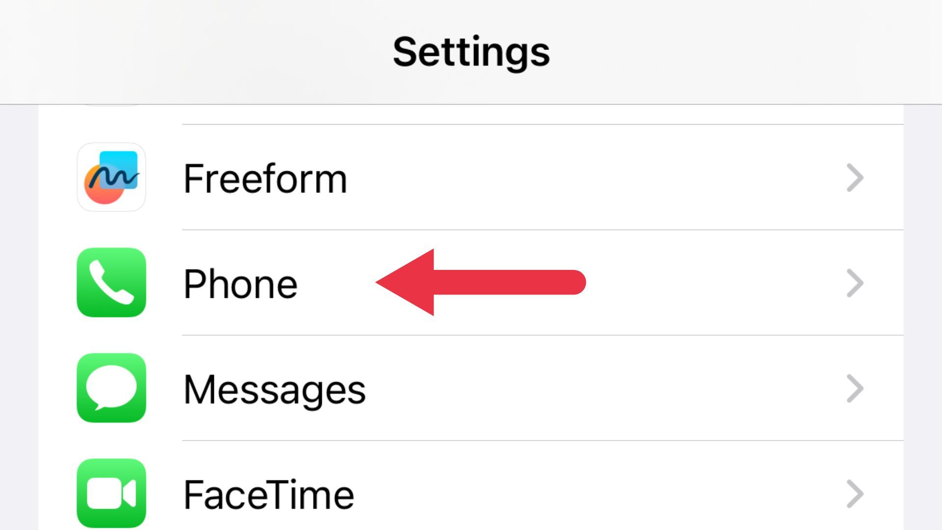 Настройки Телефона на iPhone