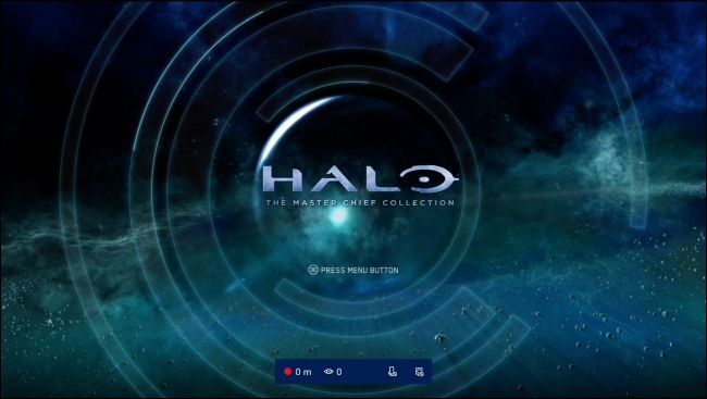 Индикатор трансляции Twitch на экране Xbox