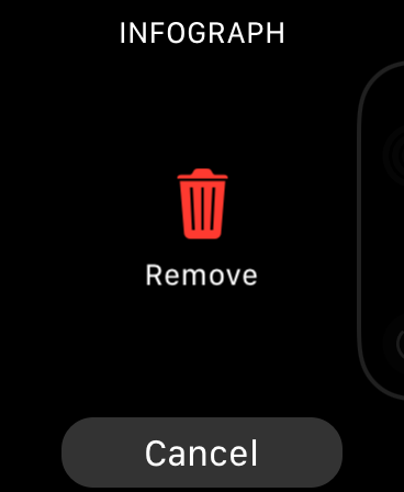 Удаление циферблата Apple Watch