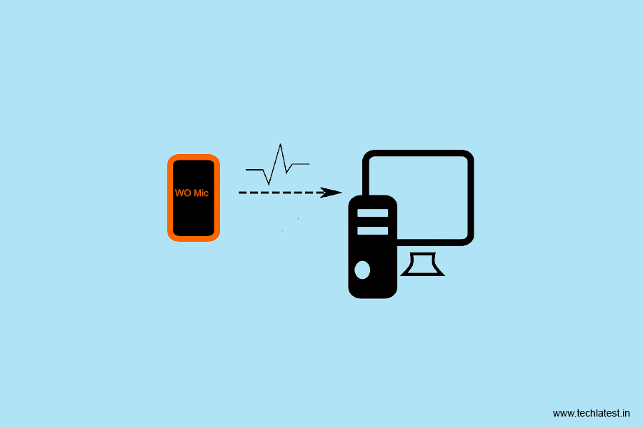 Smartphone Android sendo usado como microfone no Windows