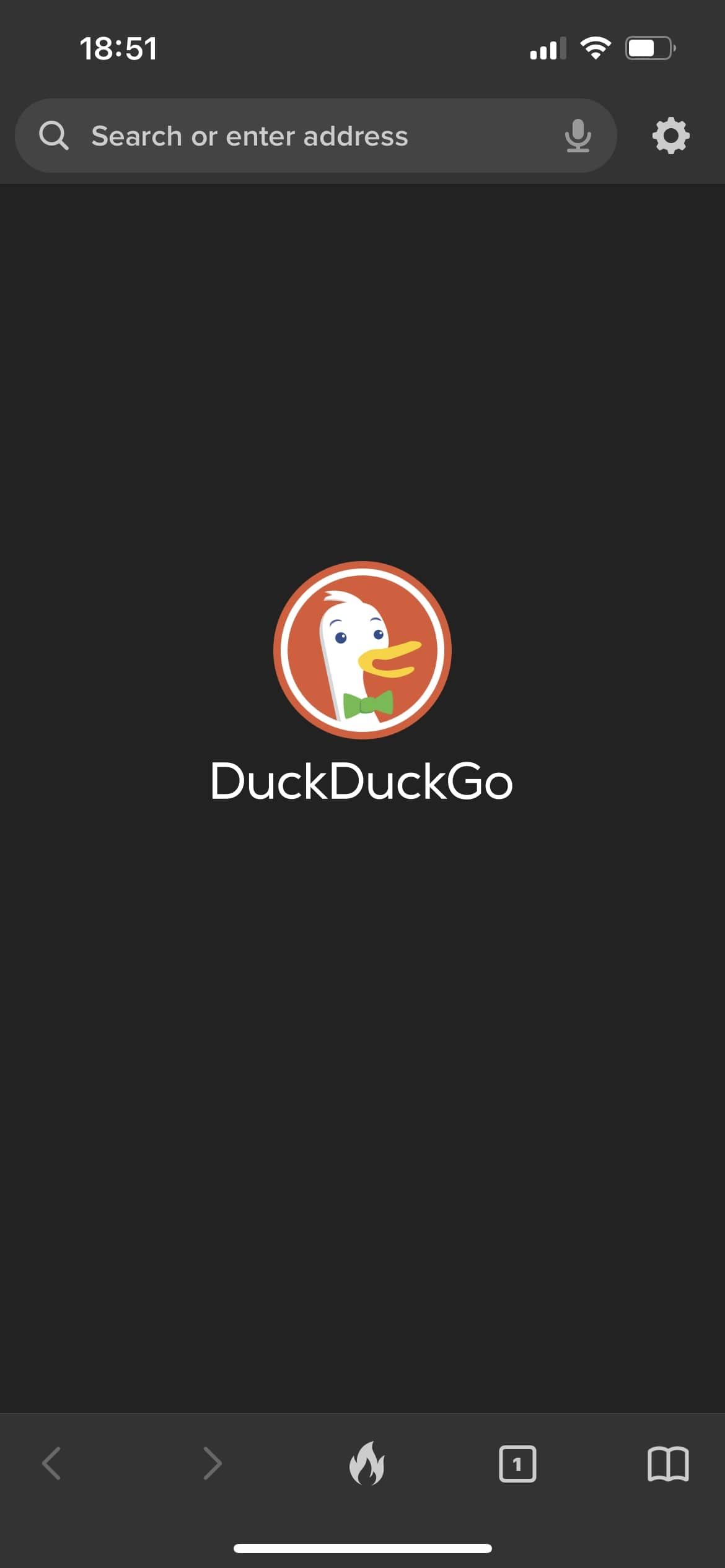 DuckDuckGo мобильный браузер iOS