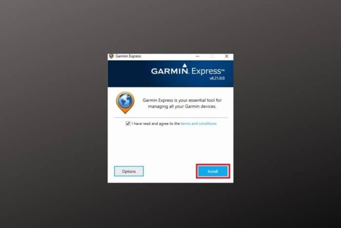 Обновление Garmin на Windows 11 — приложение Garmin Express на рабочем столе