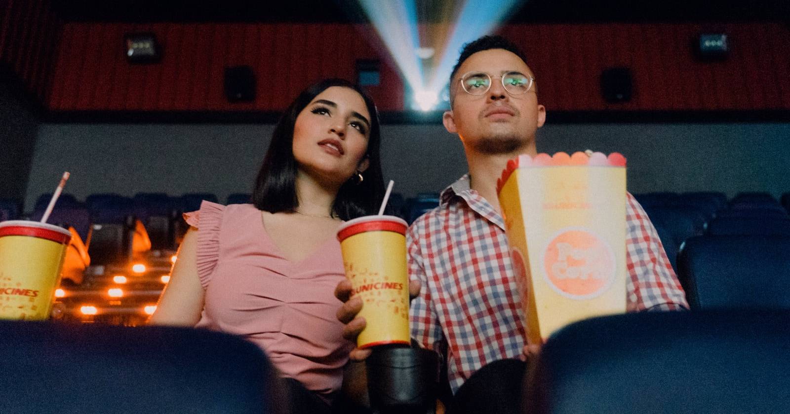 people watching movies