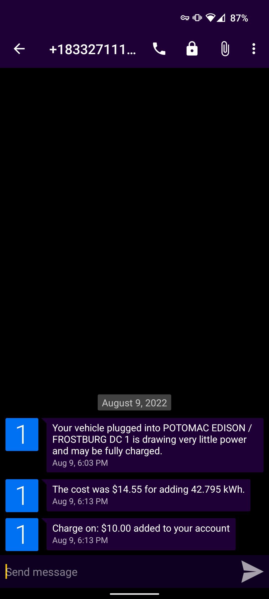 Cheogram: текстовой диалог