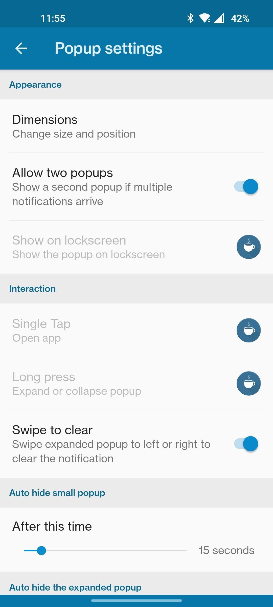 Дополнительные настройки dynamicSpot