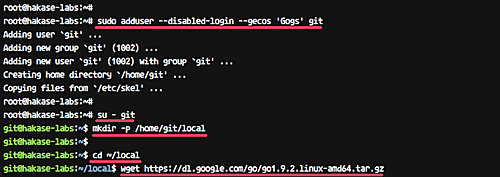 Установка Go и Git