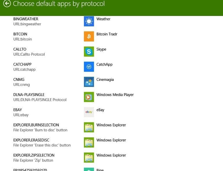 Стандартные приложения в Windows 8/8.1