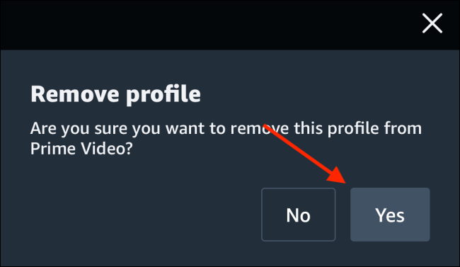 Подтвердите удаление нажатием «Да»