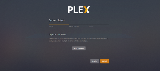Настройка сервера Plex