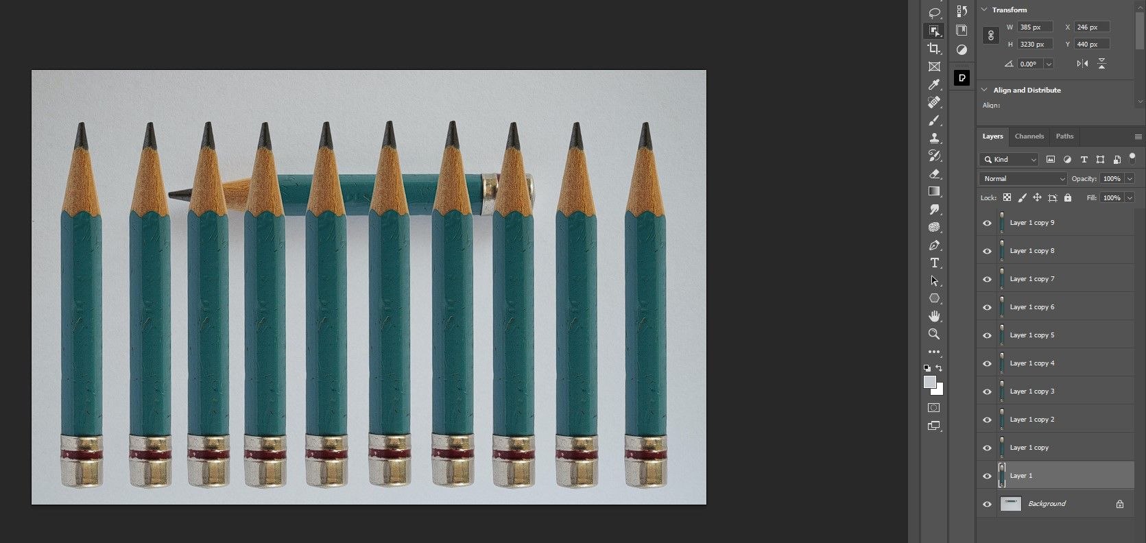 Повторите для каждого слоя